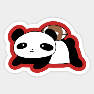 Football Panda Sticker